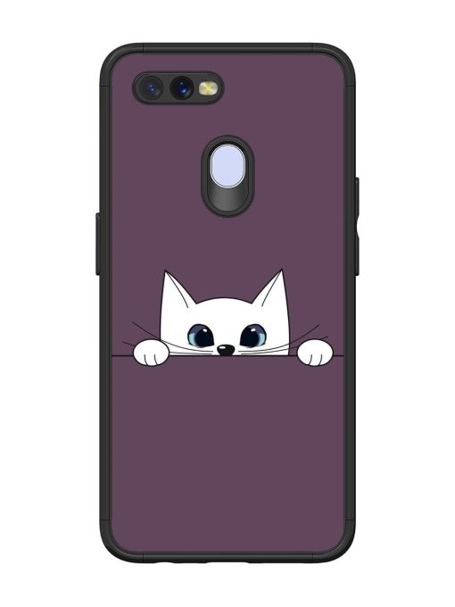 Peek-A-Boo Kitty Glossy Soft Edge Case for Oppo A11K Chachhi