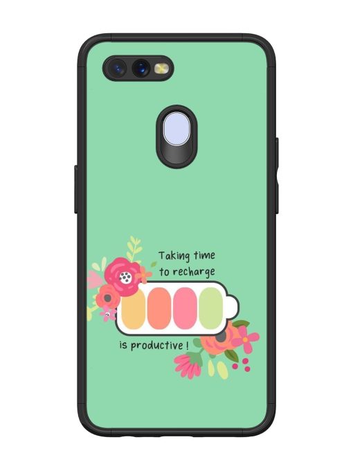 Recharge And Bloom Glossy Soft Edge Case for Oppo A11K Chachhi