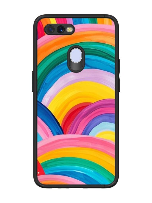 Rainbow Cascade Glossy Soft Edge Case for Oppo A11K Chachhi