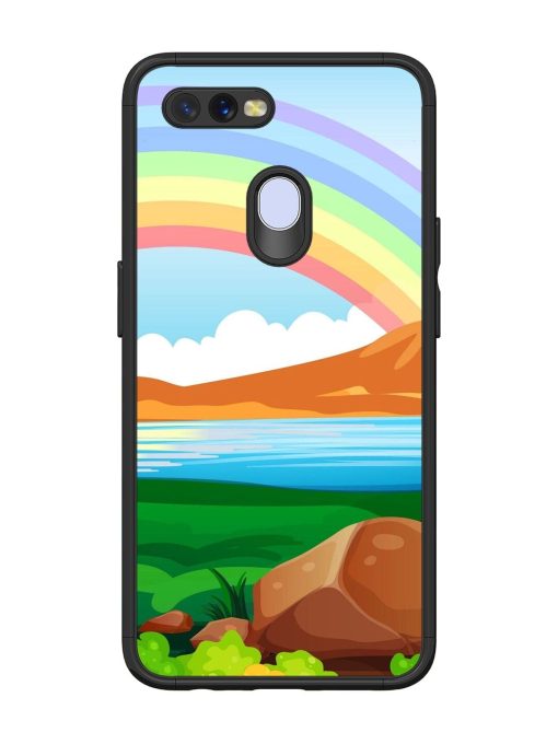 Rainbow Over The Lake Glossy Soft Edge Case for Oppo A11K Chachhi