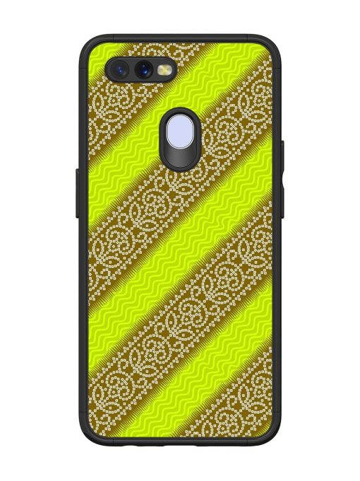 Golden Bandana Bliss Glossy Soft Edge Case for Oppo A11K Chachhi