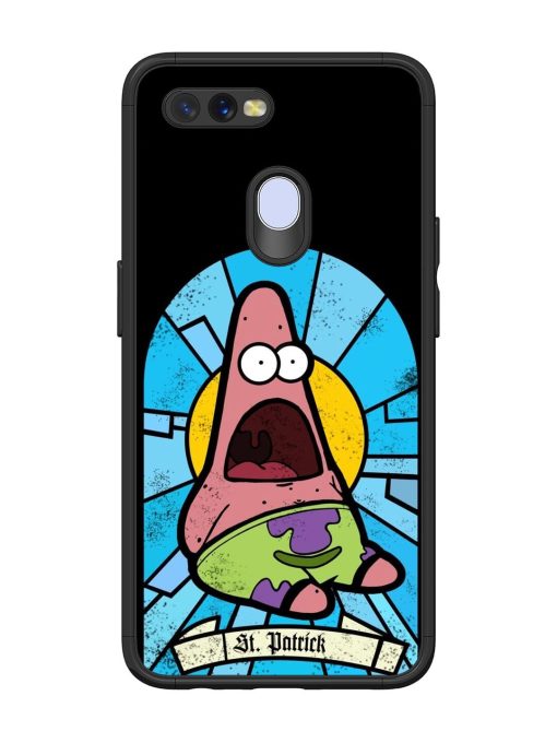 St. Patrick'S Day Stained Glass Patrick Star Glossy Soft Edge Case for Oppo A11K Chachhi