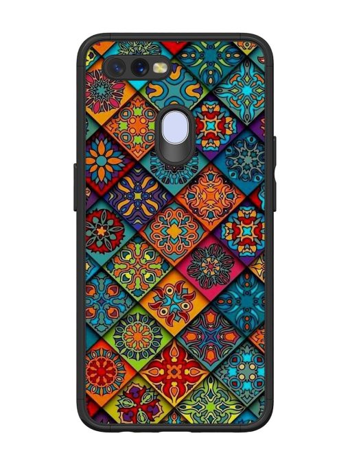 Patchwork Mandala Mosaic Glossy Soft Edge Case for Oppo A11K Chachhi