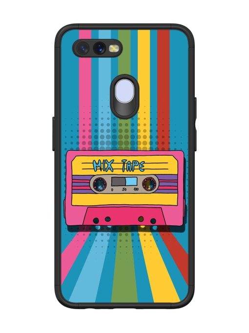 Retro Cassette Tapes Glossy Soft Edge Case for Oppo A11K Chachhi