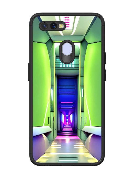 Neon Corridor Glossy Soft Edge Case for Oppo A11K Chachhi