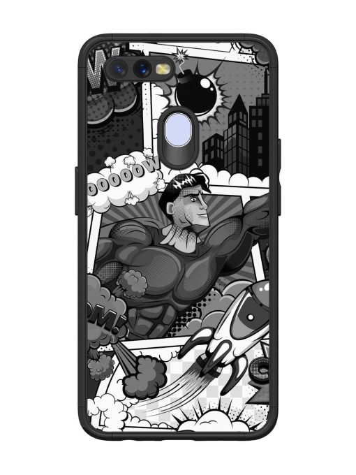 Comic Book Chaos Glossy Soft Edge Case for Oppo A11K Chachhi