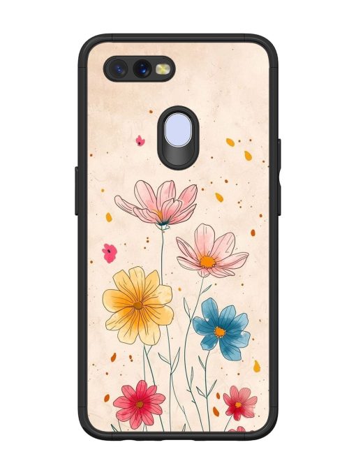 Delicate Bloom Glossy Soft Edge Case for Oppo A12 Chachhi