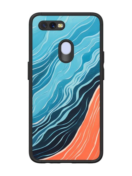 Oceanic Divide Glossy Soft Edge Case for Oppo A12 Chachhi