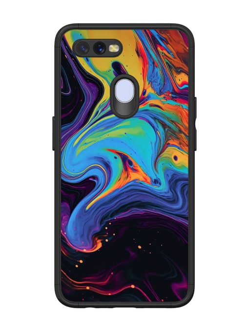 Liquid Dreamscape Glossy Soft Edge Case for Oppo A12 Chachhi