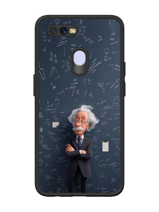 Albert Einstein Glossy Soft Edge Case for Oppo A12 Chachhi