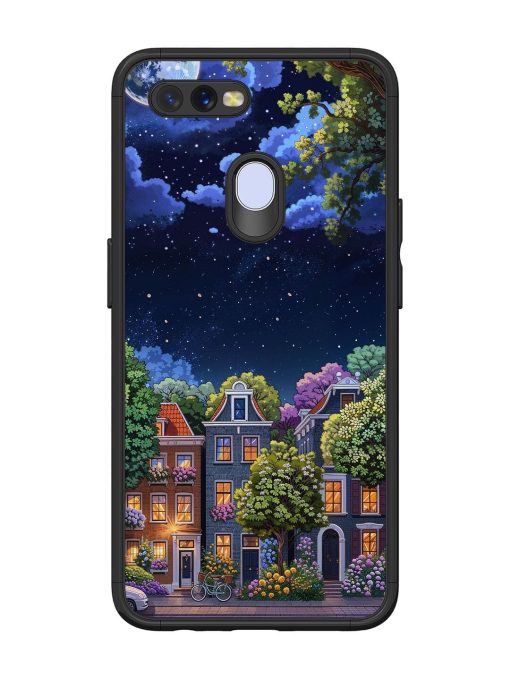 Moonlit Streets Glossy Soft Edge Case for Oppo A12 Chachhi