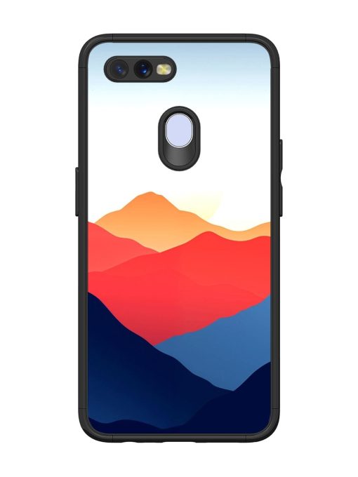 Sunset Peaks Glossy Soft Edge Case for Oppo A12 Chachhi