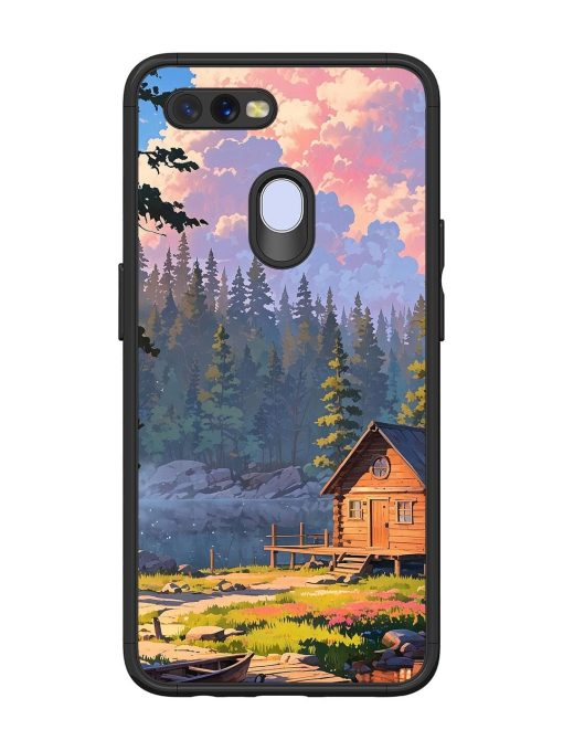 Lakeside Serenity Glossy Soft Edge Case for Oppo A12