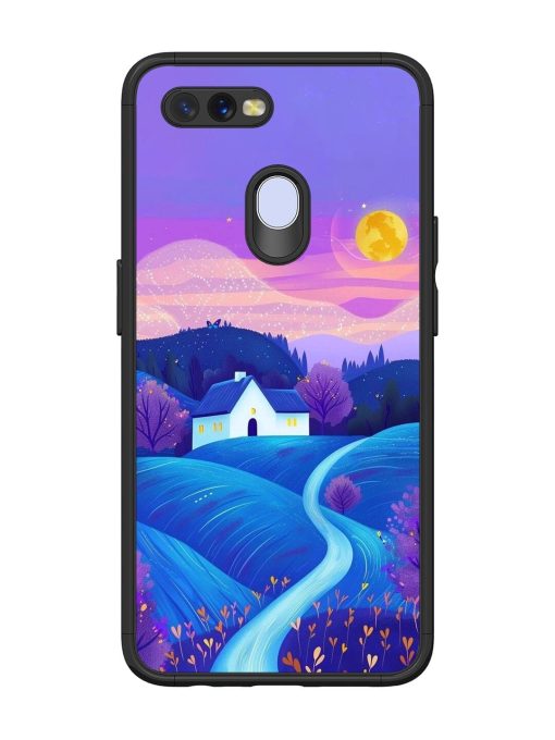 Moonlit Meadow Glossy Soft Edge Case for Oppo A12 Chachhi