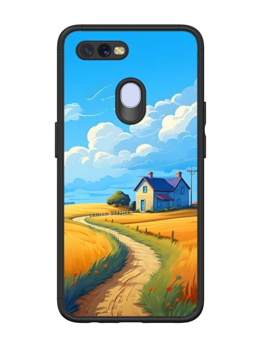 Countryside Cottage Glossy Soft Edge Case for Oppo A12 Chachhi