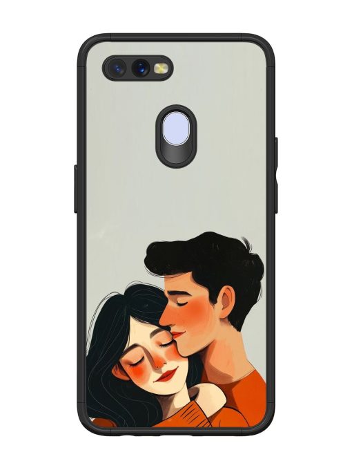 Craft Couples Glossy Soft Edge Case for Oppo A12 Chachhi