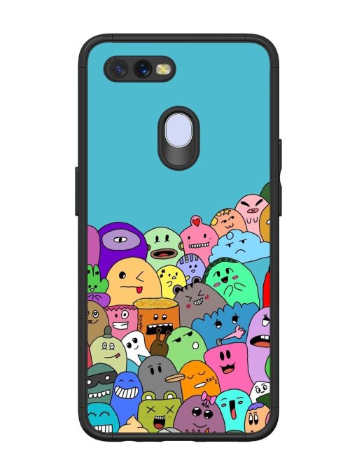 Monster Mash Glossy Soft Edge Case for Oppo A12 Chachhi