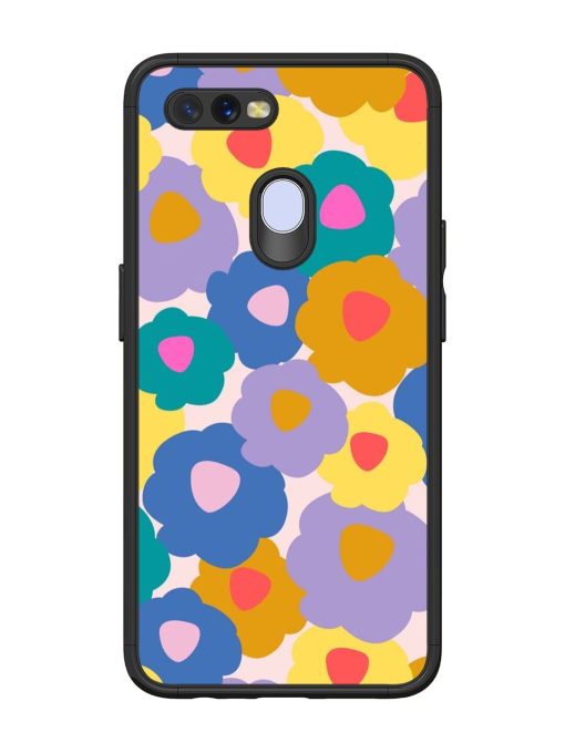 Flower Power Glossy Soft Edge Case for Oppo A12 Chachhi