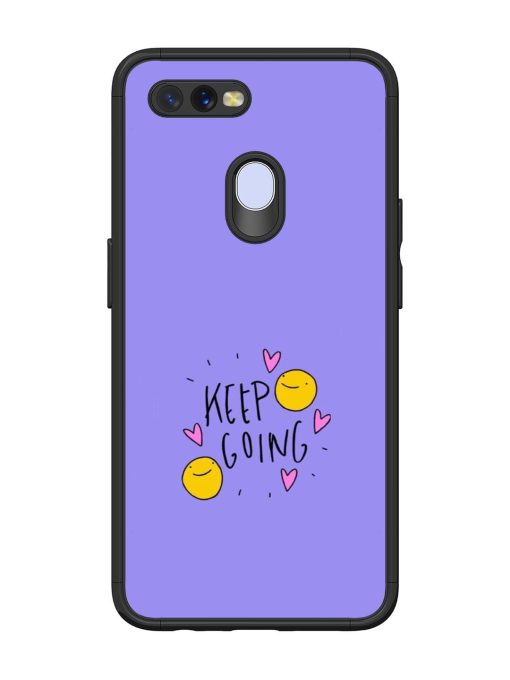 Smiling Through It All Glossy Soft Edge Case for Oppo A12 Chachhi