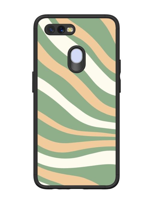 Wavy Pastel Paradise Glossy Soft Edge Case for Oppo A12