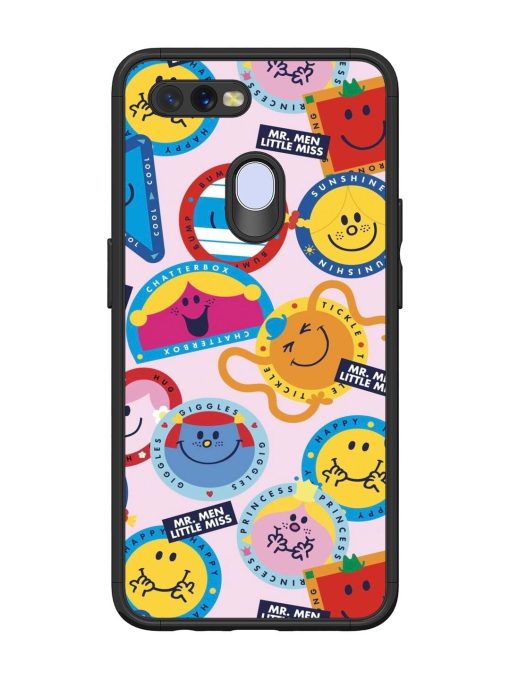 Whimsical Mr. Men & Little Miss Glossy Soft Edge Case for Oppo A12 Chachhi