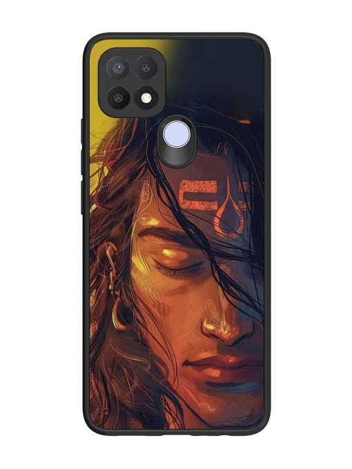 Tranquil Shiva Glossy Soft Edge Case for Oppo A15 Chachhi