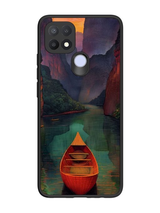 Serene Passage Glossy Soft Edge Case for Oppo A15 Chachhi