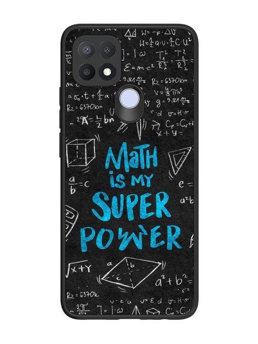 Math Magic Glossy Soft Edge Case for Oppo A15 Chachhi