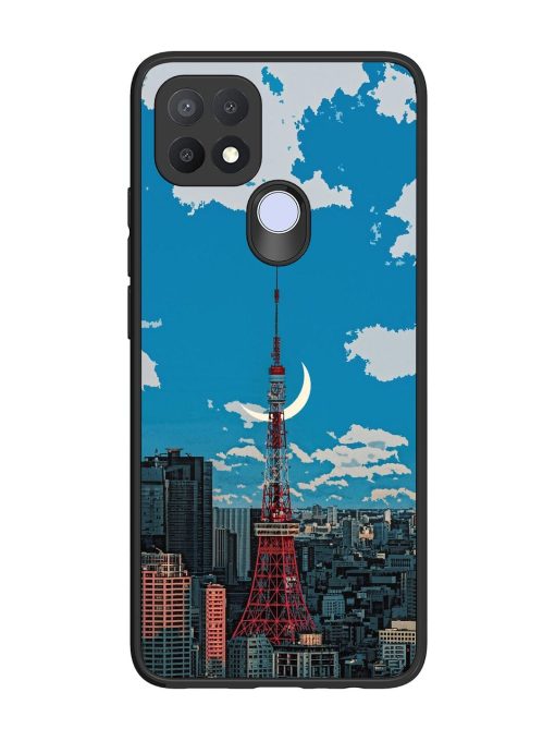 Tokyo Twilight Glossy Soft Edge Case for Oppo A15 Chachhi