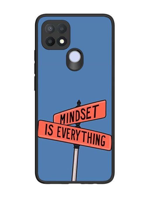 Mindset Matters Glossy Soft Edge Case for Oppo A15 Chachhi