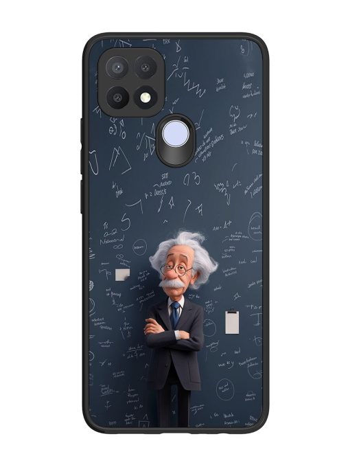 Albert Einstein Glossy Soft Edge Case for Oppo A15 Chachhi