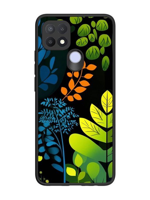 Midnight Garden Glossy Soft Edge Case for Oppo A15 Chachhi