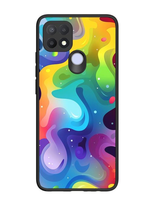 Rainbow River Glossy Soft Edge Case for Oppo A15 Chachhi