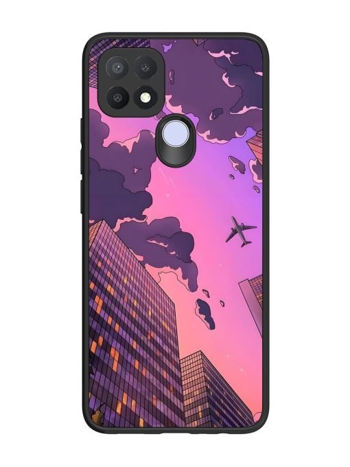 Urban Twilight Glossy Soft Edge Case for Oppo A15 Chachhi