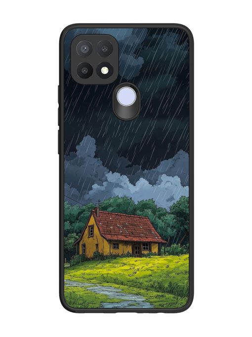 Rainy Day Retreat Glossy Soft Edge Case for Oppo A15 Chachhi