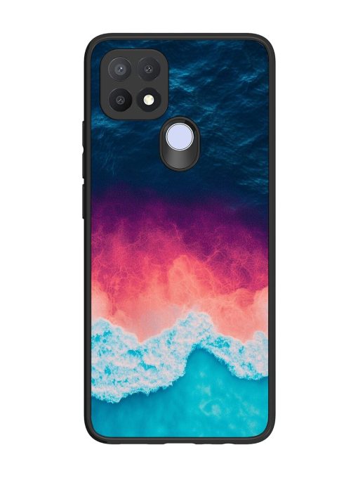 Where The Ocean Meets The Sky Glossy Soft Edge Case for Oppo A15 Chachhi