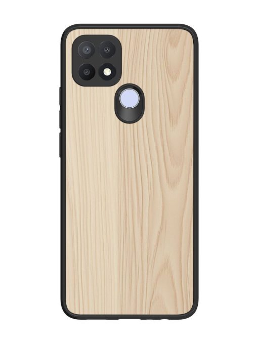 Textured Timber Glossy Soft Edge Case for Oppo A15 Chachhi