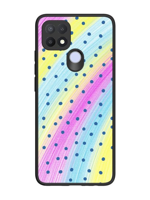 Polka Dot Paradise Glossy Soft Edge Case for Oppo A15 Chachhi