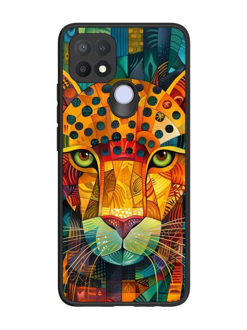 Mosaic Majesty Glossy Soft Edge Case for Oppo A15 Chachhi