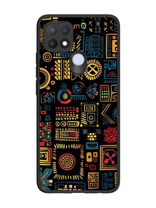 Tribal Tapestry Glossy Soft Edge Case for Oppo A15 Chachhi