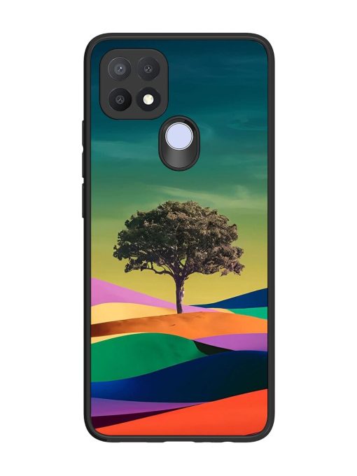 Rainbow'S Lone Sentinel Glossy Soft Edge Case for Oppo A15 Chachhi