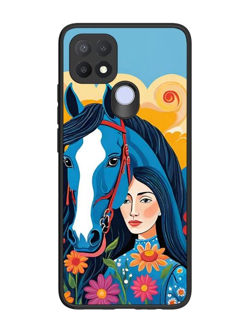 Equine Enchantment Glossy Soft Edge Case for Oppo A15 Chachhi