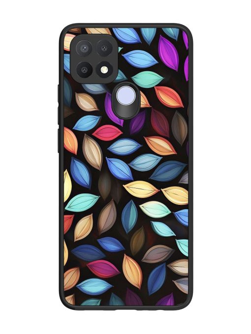 Colorful Kaleidoscope Glossy Soft Edge Case for Oppo A15 Chachhi