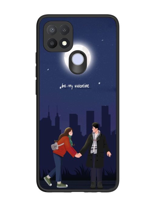 Moonlight Proposal Glossy Soft Edge Case for Oppo A15 Chachhi