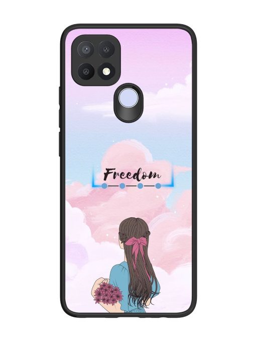 Skyward Dreams Glossy Soft Edge Case for Oppo A15 Chachhi