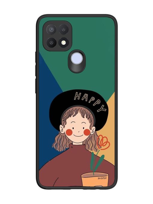 Happy Momo Glossy Soft Edge Case for Oppo A15 Chachhi