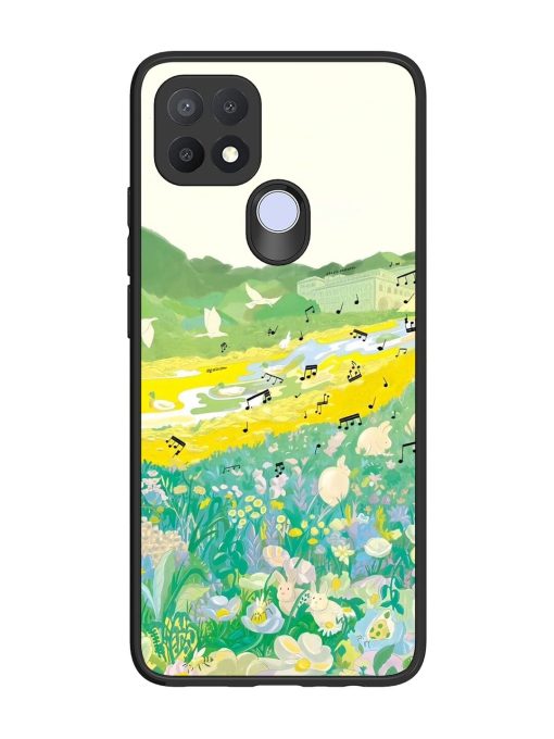 Melody In Bloom Glossy Soft Edge Case for Oppo A15 Chachhi