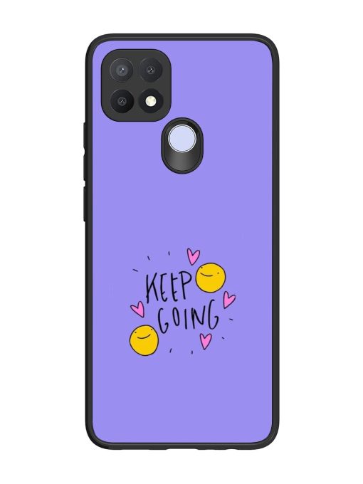 Smiling Through It All Glossy Soft Edge Case for Oppo A15 Chachhi