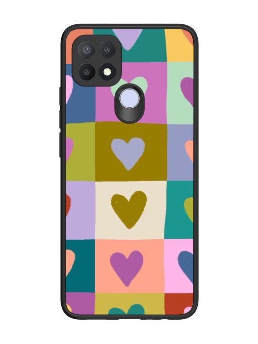 Box Of Hearts Glossy Soft Edge Case for Oppo A15 Chachhi