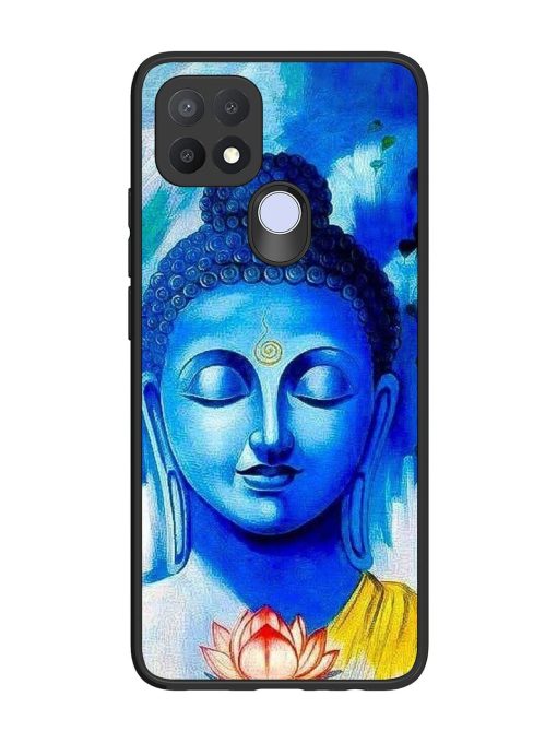 Serene Buddha With Lotus Glossy Soft Edge Case for Oppo A15